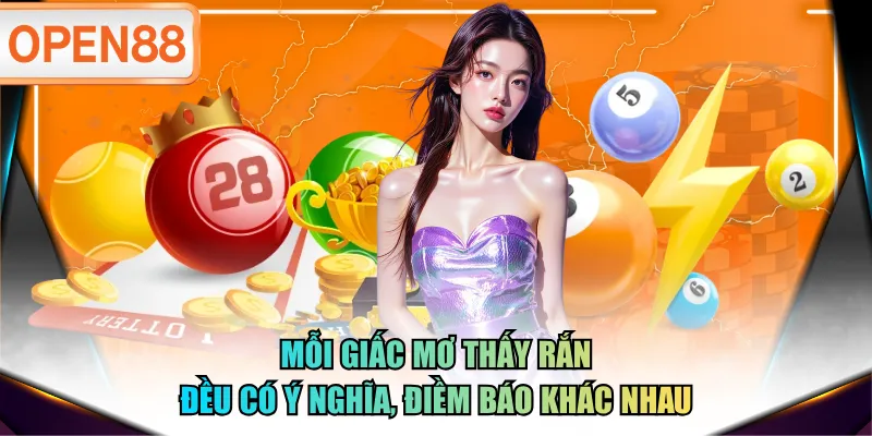 Mỗi giấc mơ thấy rắn đều có ý nghĩa, điềm báo khác nhau Mỗi giấc mơ thấy rắn đều có ý nghĩa, điềm báo khác nhau